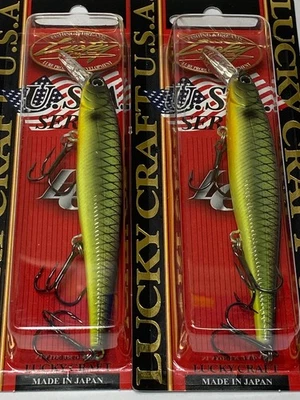 Jerkbaits de Lucky Craft, Lote de 2, Puntero delgado 97 MR, 3/8 oz., Nuevo Foto 1 de 3