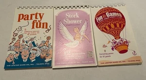 Lotto giochi divertenti festa vintage anni 70 baby shower festa generale spirale Leister - Foto 1 di 12