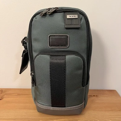 TUMI Fife Slim Sling Bag - Green NWT - Image 1 of 4