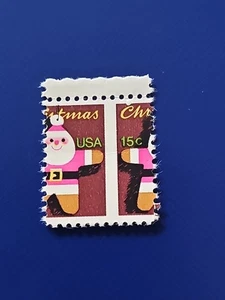 U.S. Scott #1800 Christmas 15 Cent MNH ERROR FREAK & ODDITIES Perf Shift - Picture 1 of 2
