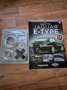 1/8 DEAGOSTINI BUILD YOUR OWN THE JAGUAR E-TYPE CAR ISSUE 4 INC PART - Picture 1 of 3