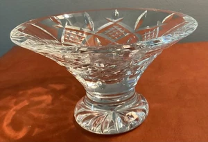 Waterford Ardmore Crystal Footed Bowl 6" Candy Dish Acid Mark - Picture 1 of 4