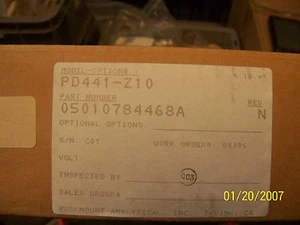 SENSOR DE CONDUCTIVIDAD ROSEMOUNT PN: PD441-Z10 MODELO#: 05010784468A - Imagen 1 de 5