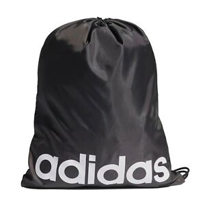 Adidas Linear Gym Sack Backpack Gymsack Drawstring Sports Training Bags Black