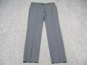 Saville Row Pants Mens 32 Gray Brixton Straight Leg Dress Pant 32x30 - Picture 1 of 9