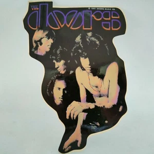 ✅ Adesivo THE DOORS Sticker Vintage 80' MUSIC JIM MORRISON cm 14 X 9 - Imagen 1 de 1