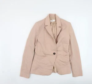 Chaqueta Mango Mujer Rosa Talla 10 Botón - Imagen 1 de 10