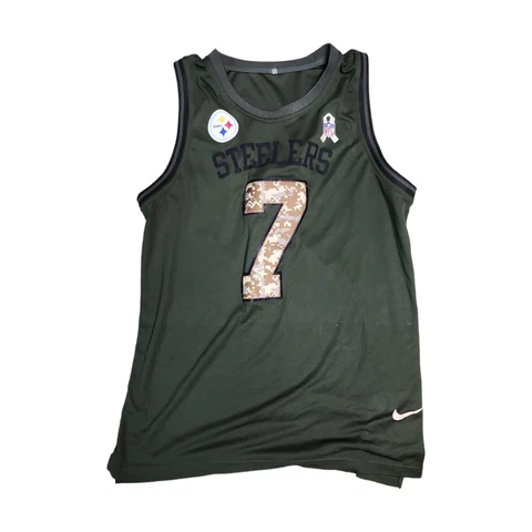 Pittsburgh Steelers Big Ben Roethlisberger CAMO Basketball Jersey Nike NFL XL Cover