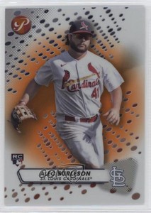 2023 Topps Pristine Orange Refractor /25 Alec Burleson #216 Rookie RC