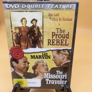 DVD Double The Proud Rebel / The Missouri Traveller Brand New & Sealed R0 All - Picture 1 of 4