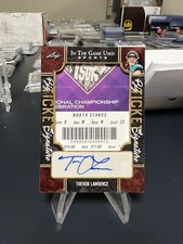 🌟 TREVOR LAWRENCE 2022 Leaf In The Game ITG ROOKIE Big TICKET AUTO! Game Used!