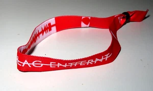 Original WINCENT WEISS Armband / Stoffarmband " EIN HERZSCHLAG ENTFERNT " NEU - Bild 1 von 2