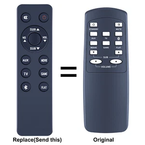 Remote Control For Apex Digital ASB 6000 HD Digital Home Theater Sound Bar - Picture 1 of 3