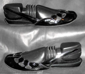 Cole Haan Damen Schwarz Lackleder Slingpumps Flache Pumps Schuhe Gr. 5 1/2B - Bild 1 von 7