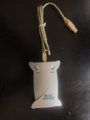 VINTAGE Best Data Model 56USBSL  ~  External 56k V.92 USB Fax Modem - Image 1 of 2