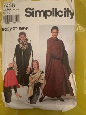 Simplicity pattern Women Sewing Patterns Style  fur coat - Image 1 of 2