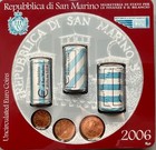 2006 San Marino Uncirculated Mint Rolls 1, 2, & 5 cent Euro Coin set