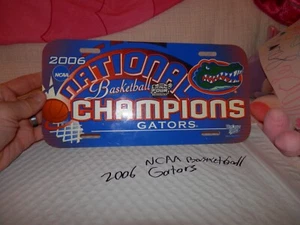 Florida Gators 2006 National Basketball Champs License Plate NCAA VTG NEW - Picture 1 of 6