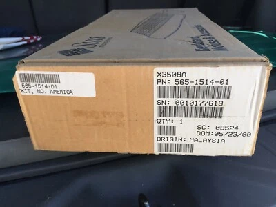 NEW, SUN X3508A,  Keyboard & Mouse &  MousePAD, 565-1514-01, W:30d - Image 1 of 4