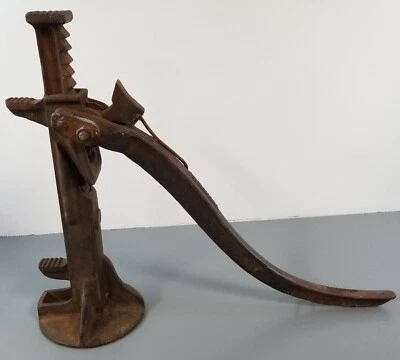 Antigua máquina agrícola Badger Maleable Jack años 40 auto coche tren pat. 2185476 Foto 1 de 4