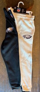 NWT YOUTH BOY L (14-16) 2 PACK-Black/Gray PHILADELPHIA EAGLES NFL Joggers Sweats - Picture 1 of 24