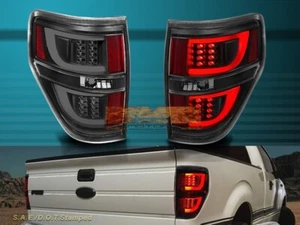 09-14 Ford F150 F-150 XL XLT STX Black Housing LED Tail Lights - Picture 1 of 5