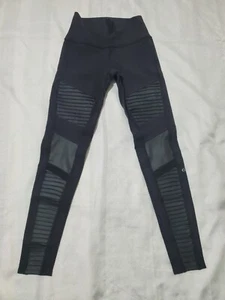 Alo Yoga Women's Moto Legging Black Medium C2 - Picture 1 of 6