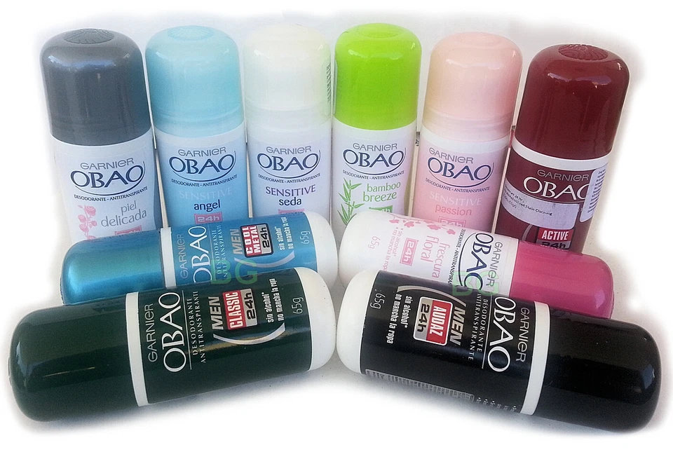 Garnier OBAO Fragrant Scented Deodorant Antiperspirant Roll-Ons Hair Gel Unisex - Image 1 of 1