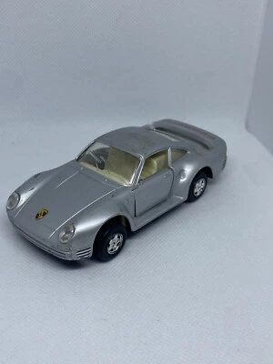 MAJORETTE  PORSCHE 959 SILVER DIECAST 1:34 LOOSE - Image 1 of 4