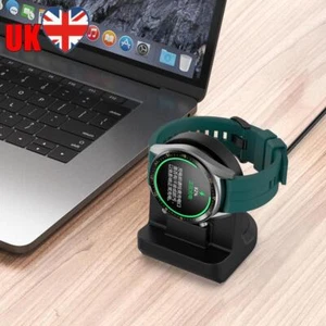 Charger Stand Portable Silicone Charging Base for Honor Watch GS3 (Black) - Zdjęcie 1 z 9