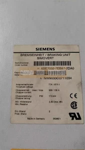 1PCS USED SIEMENS BRAKE UNIT 170KW 6SE7032-7EB87-2DA0 6SE7 032-7EB87-2DA0 - Picture 1 of 1
