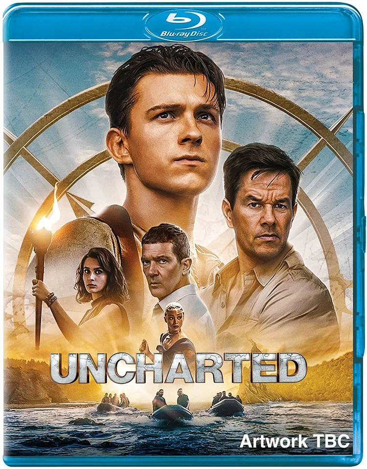 Uncharted (Blu-ray, 2022, 1-Disc)
