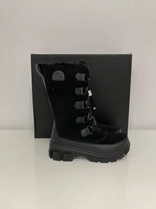 Sorel Ladies TIVOLI V TALL Waterproof Boot Black/Natural All Sizes NIB - Picture 1 of 9