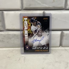 2020 Topps Stadium Club Jose Altuve Bash and Burn Autograph /5! On Card! Astros!
