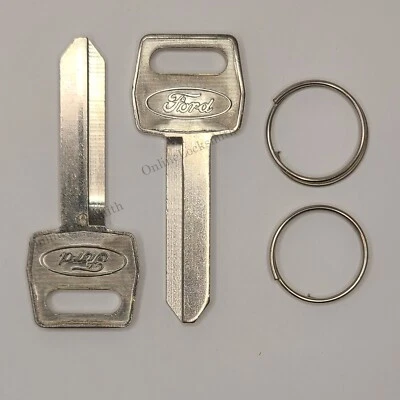 2x Blank Ignition Keys 1167FD H51 For Ford Lincoln Mercury Hummer with Ford Logo - Image 1 of 4