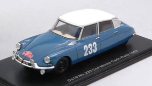 Spark Model CITROEN DS19 N.233 2nd MONTE CARLO 1963 P.TOIVONEN-A.JARVI 1:43 - Foto 1 di 1
