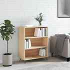 Bookcase Sonoma Oak 69.5x32.5x90 cm Engineered Wood