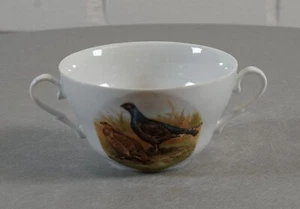 Eschenbach? Taza de sopa de porcelana Baviera taza con motivos de vida silvestre vintage - Imagen 1 de 2