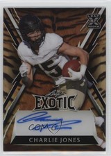 2023 Leaf Exotic Tiger Prismatic /15 Charlie Jones #BA-CJ1 Rookie Auto RC