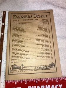 Farmers Digest Magazine February 1949 Pigs Turkeys Chickens Beef - Picture 1 of 4