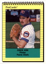 1991 Peoria Chiefs ProCards #1338 Chuck Kirk