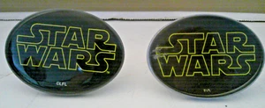 2 Star Wars Cabinet / Drawer Knobs / Pulls ~ Oval ~ Metal & Plastic ~ - Picture 1 of 2