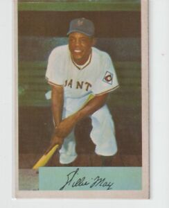 1954 BOWMAN WILLIE MAYS. BEAUTIFUL CARD ! NO CREASES ! VERY CLEAN CARD !