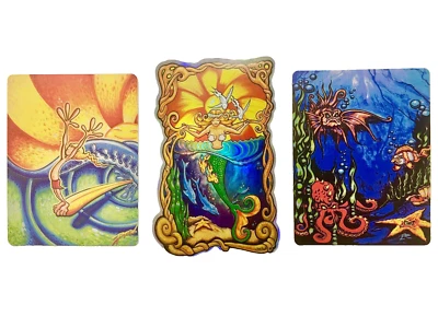 JUEGO DE 3 PEGATINAS DE SURF VINTAGE 2002 DREW BROPHY LOST SUMMER DAZE SURFING Foto 1 de 4