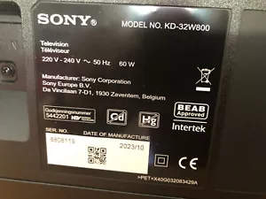 TV sony bravia 32" LCD schwarz - Bild 1 von 3