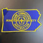 PA Game Commission Hunter Safety Instructor Embroidered Patch 3 1/4" x 6"