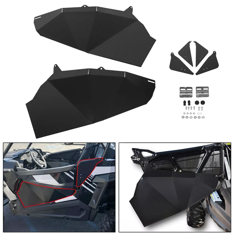 Insertos de panel de puerta inferior con herrajes para Polaris RZR XP 1000/S 900/S 1000 14-23 Foto 1 de 4