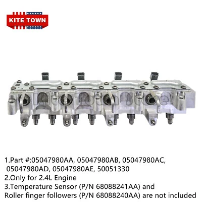 Genuine MULTIAIR VVT VALVE ACTUATOR for Dodge Fiat Jeep 2.4L 2014-2023 5047980AC - Image 1 of 4