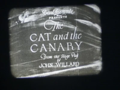 El gato y el canario - Película estándar de 8 mm - Películas universales muy buen estado Foto 1 de 4