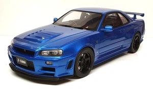 Otto Models 1/12 Scale Resin G082 - Nissan Skyline GTR R34 Z Tune - Blue - Picture 1 of 6